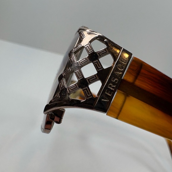 FRAMES ONLY- Versace MOD 1160 1052 Tortoise Rectangular Eyeglasses 53•16•130 - Picture 8 of 14